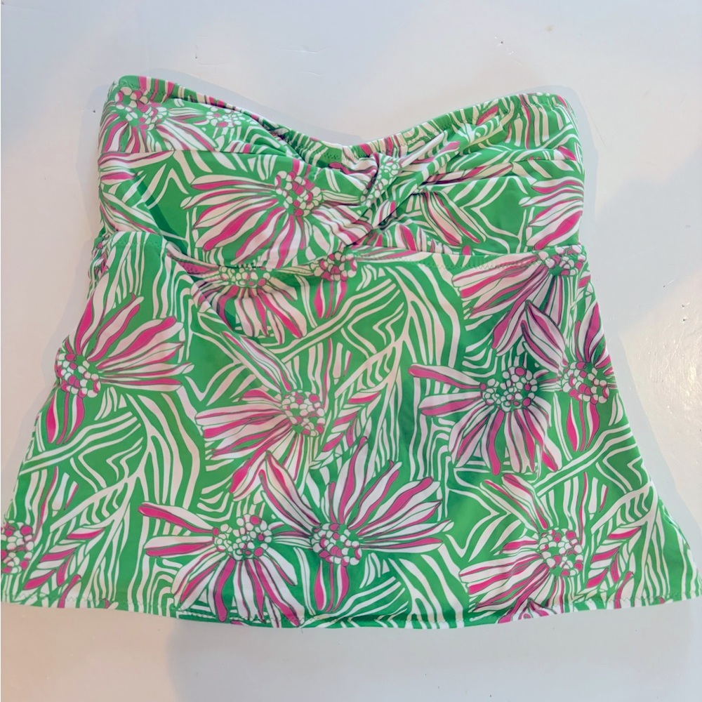 LILLY PULITZER Tropical Print TANKINI TOP M